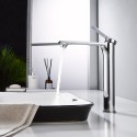Chroom hoge kraan modern design wastafel Surf Aanbieding