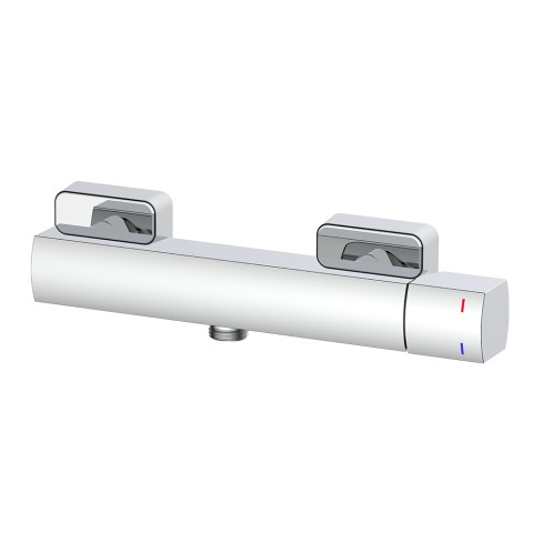 Moderne externe doucheset, 1-weg omstelling, chroom, Domus Aanbieding