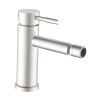 Bidetkraan in geborsteld staal modern design Antea Aanbieding