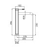 Hoge wastafelmengkraan chroom modern design Riviera Aanbod