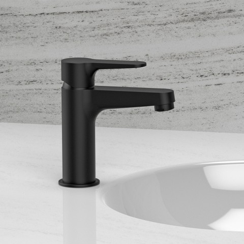 Zwarte moderne design wastafelkraan Aurora Aanbieding