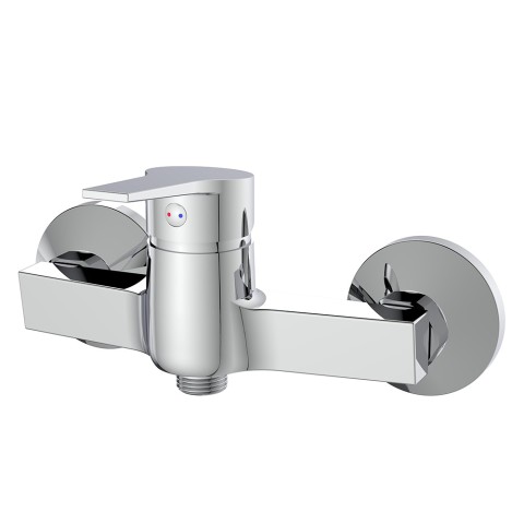 Moderne design buitendouchekraan met enkelhandige bediening Hellis Aanbieding