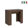 Uitschuifbare designtafel 90x48-308cm eettafel hout Basic Noix Verkoop
