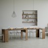 Uitschuifbare designtafel 90x48-308cm eettafel hout Basic Noix Catalogus