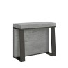 Uitschuifbare consoletafel 90x40-288cm modern grijs metaal Azië Beton Aanbod