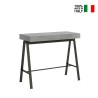 Design uitschuifbare consoletafel 90x40-300cm grijs metaal Banco Concrete Verkoop
