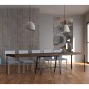 Uitschuifbare consoletafel walnoot hout 90x40-300cm Banco Premium Noix Kortingen