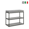 Uitschuifbare consoletafel 90x40-196cm Plano Small Concrete grey table Verkoop
