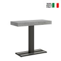 Uitschuifbare consoletafel grijs 90x40-300cm Capital Concrete Verkoop