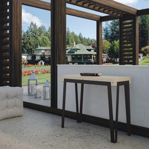 Uitschuifbare consoletafel 90x40-190cm Dalia Small Premium Nature Aanbieding