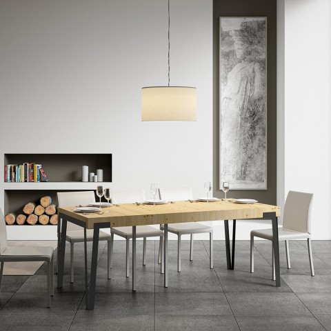 Uitschuifbare externe tafelconsole 90x40-290cm Dalia Premium Nature