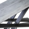 Uitschuifbare console 90x40-196cm tafel grijs Diago Small Concrete Korting
