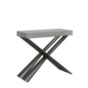 Uitschuifbare grijze consoletafel 90x40-300cm Diago Premium Concrete Aanbod