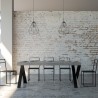 Uitschuifbare grijze consoletafel 90x40-300cm Diago Premium Concrete Voorraad