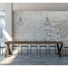 Uitschuifbare consoletafel notenhout 90x40-300cm Diago Premium Noix Kortingen