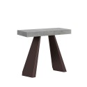 Uitschuifbare consoletafel 90x40-196cm Grey Diamante Small Concrete table Aanbod
