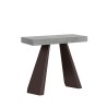 Uitschuifbare console tafel 90x40-196cm grijs Diamante Small Concrete Aanbod