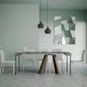 Uitschuifbare consoletafel 90x40-196cm Grey Diamante Small Concrete table Korting