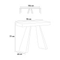 Uitschuifbare consoletafel 90x40-196cm Grey Diamante Small Concrete table Kortingen