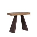 Uitschuifbare console 90x40-196cm houten tafel Diamante Small Oak Aanbod