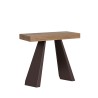 Uitschuifbare consoletafel 90x40-196cm Diamante Small Oak houten tafel Aanbod