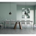 Uitschuifbare haltafel 90x40-300cm grijs Diamante Concrete Kortingen