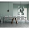 Uitschuifbare haltafel 90x40-300cm grijs Diamante Concrete Kortingen