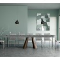Uitschuifbare console 90x40-300cm tafel grijs Diamante Premium Concrete Kortingen