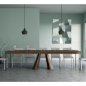 Uitschuifbare houten console tafel walnoot 90x40-300cm Diamante Premium Noix Kortingen
