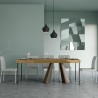 Uitschuifbare houten console tafel 90x40-300cm Diamante Premium Oak Korting
