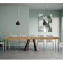 Uitschuifbare houten console tafel 90x40-300cm Diamante Premium Oak Kortingen