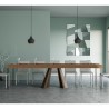 Uitschuifbare eetkamertafel console 90x40-300cm Diamante Premium Fir Korting