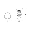 Moderne Duurzame Design Tafel 60cm Slide Bar Restaurants Amanda 