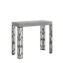 Uitschuifbare consoletafel 90x40-196cm Ghibli Small Concrete grey table Aanbod