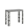 Uitschuifbare consoletafel 90x40-300cm moderne tafel grijs Ghibli Concrete Aanbod