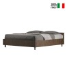 Tweepersoonsbed met opbergruimte 160x190cm walnotenhout Nuamo Noix Verkoop