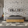 Houten tweepersoonsbed met opbergruimte 160x190cm Nuamo Oak Korting
