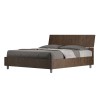 Tweepersoons bed met opbergruimte 160x190cm in walnoothout Demas Nod Noix Aanbod