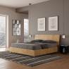 Houten tweepersoonsbed 160x190cm met opbergruimte Demas Nod Oak Aanbieding