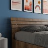 Tweepersoons containerbed 160x190cm in walnoothout Ankel Nod Noix