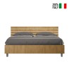 Moderne houten opbergruimte tweepersoonsbed 160x190cm Ankel Nod Oak Verkoop