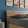 Moderne houten opbergruimte tweepersoonsbed 160x190cm Ankel Nod Oak Korting