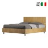 Houten tweepersoonsbed 160x190cm, rechte lattenbodem en hoofdbord Demas D Oak Verkoop