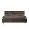 Tweepersoonsbed 160x190cm walnotenhout lattenbodem hellend hoofdbord Ankel I Noix Aanbod