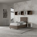 Eenpersoonsbed met opslag 80x190cm kinderkamer Priya S Korting