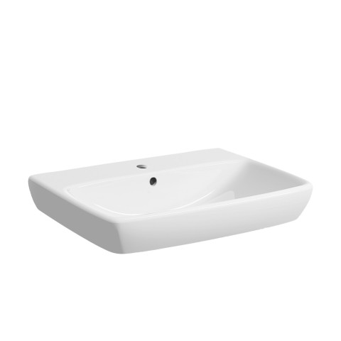 Wastafel hangend 55cm keramisch badkamer sanitair Geberit Selnova Aanbieding