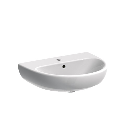 Hangend wastafel 65cm badkamer keramiek met 1 of 3 gaten Geberit Selnova Aanbieding