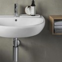 Hangend wastafel 65cm badkamer keramiek met 1 of 3 gaten Geberit Selnova Verkoop