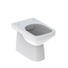 Staand toilet met verticale of horizontale afvoer Rimfree sanitair Geberit Selnova Aanbieding