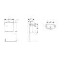 Geberit Selnova WC-monoblok met extern reservoir, dubbele spoeloptie Verkoop